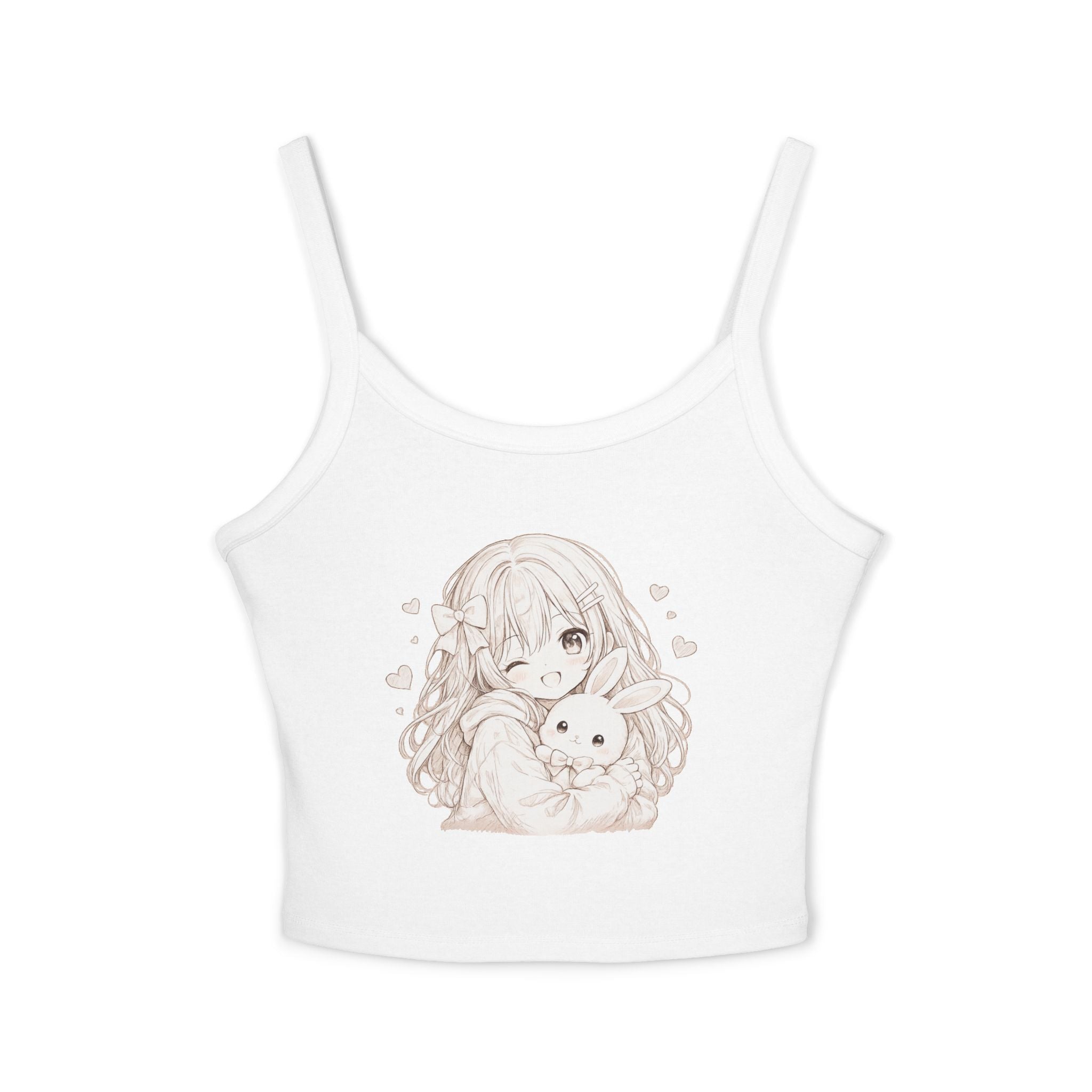 Cute Bunny Girl Anime Tank Top