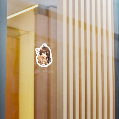 Chibi Teddy Bear Girl Sticker
